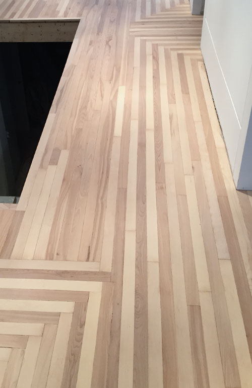 Installation de plancher de bois
