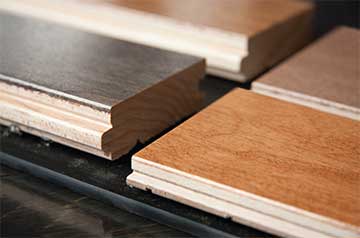 planchers de bois prévernis